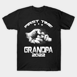 First time grandpa est  funny father's day pre T-Shirt